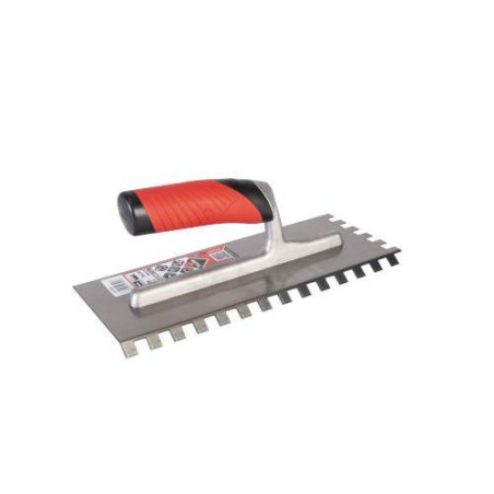 Peigne en acier de 45 degrés et rubis de 28 cm avec mangue rubiflex ouverte