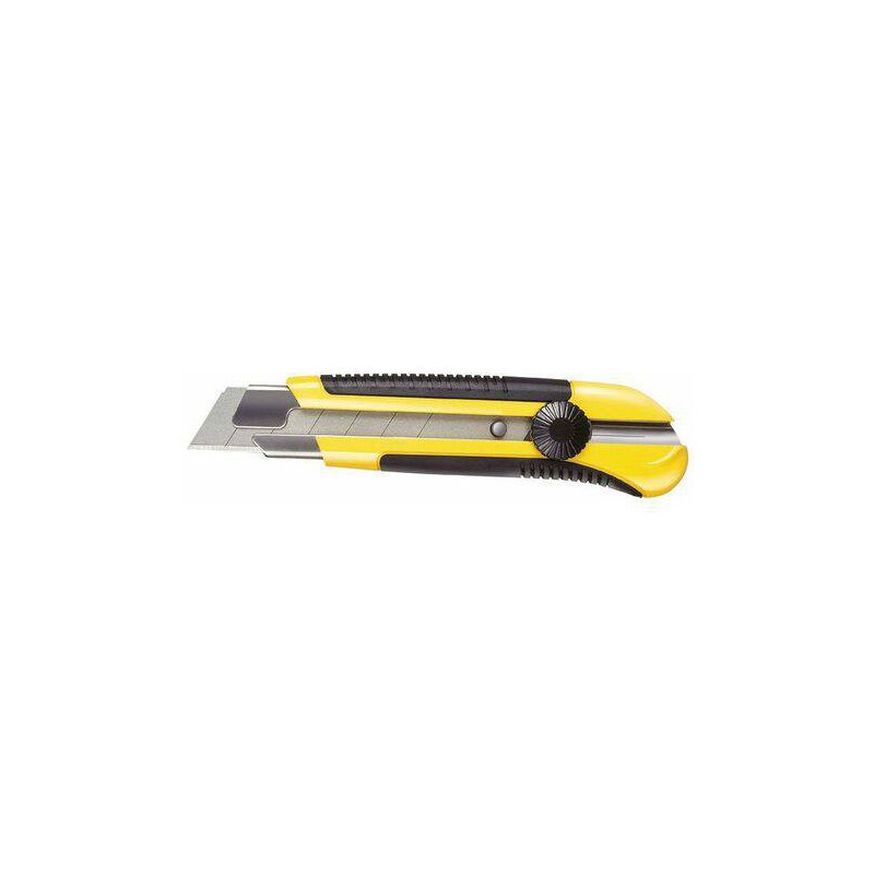 Bimatériau Cutter professionnel 25 mm Stanley 0-10-425 avec freinage