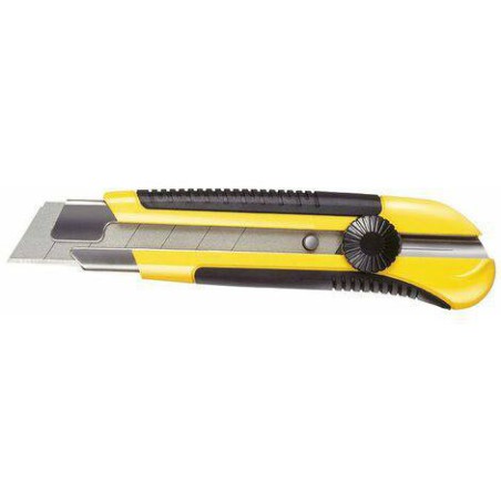 Bimatériau Cutter professionnel 25 mm Stanley 0-10-425 avec freinage
