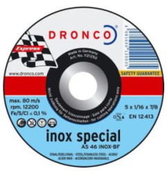Disque de coupe en acier inoxydable en inoxydable