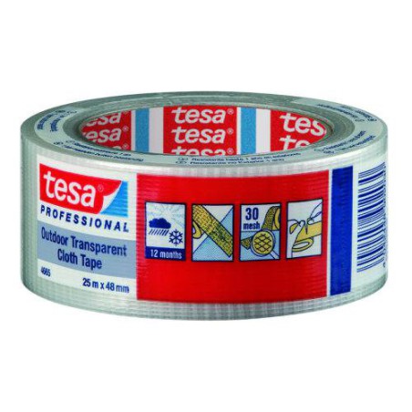 Tissu transparent 25 mt x 48 mm