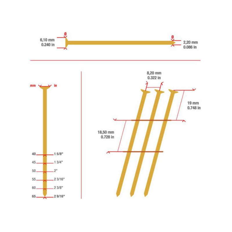 Bobine de rouleau de bobine pour les clavadores pneumatiques