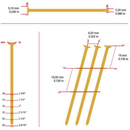 Bobine de rouleau de bobine pour les clavadores pneumatiques