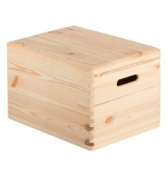 Boîte en bois sans vernis 60x40x23 cms