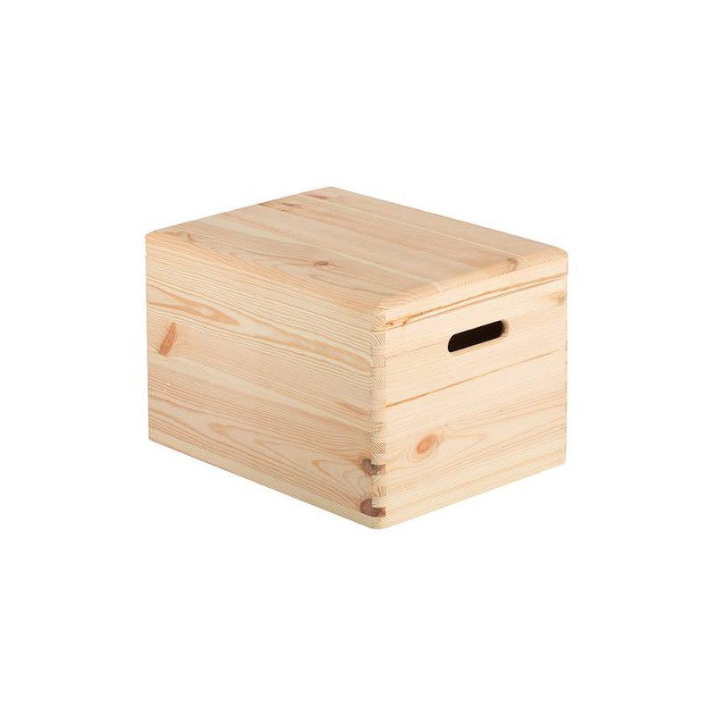 Boîte en bois sans vernis 60x40x23 cms