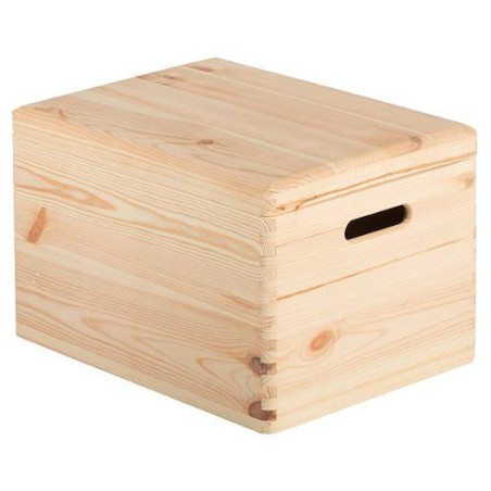 Boîte en bois sans vernis 60x40x23 cms