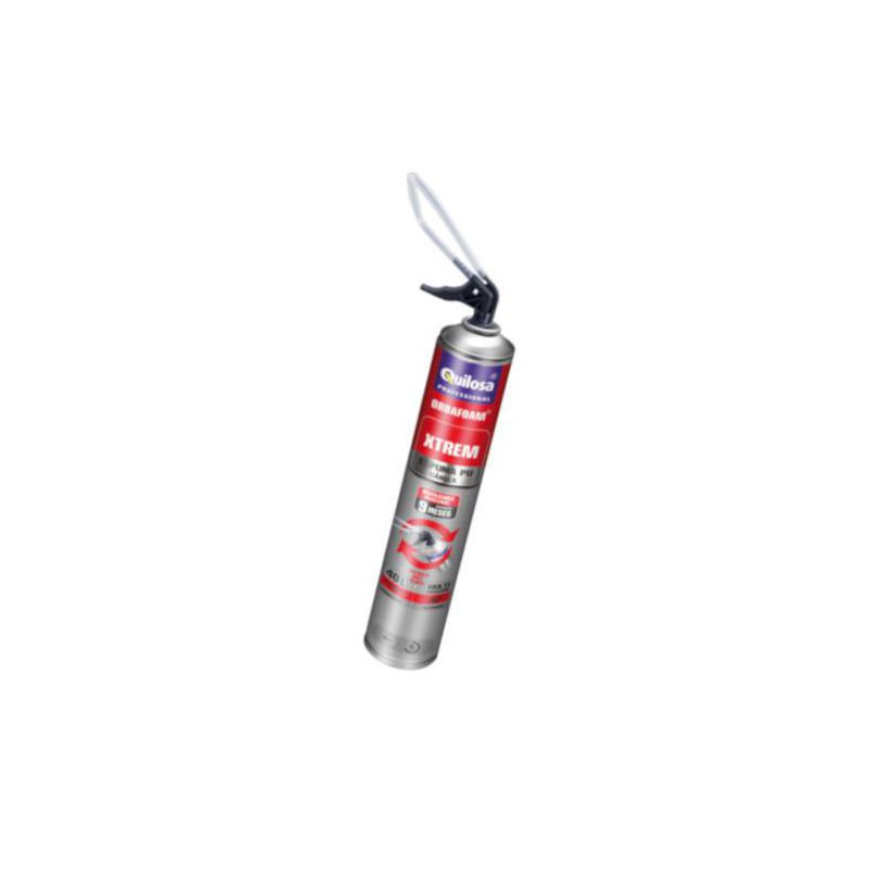 Quilosa Polyuréthane mousse orbafoam xtreme cánula 750 ml Boîte de 12 unités