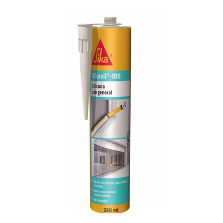 Sikasil 100 silicone translucide 280 cc