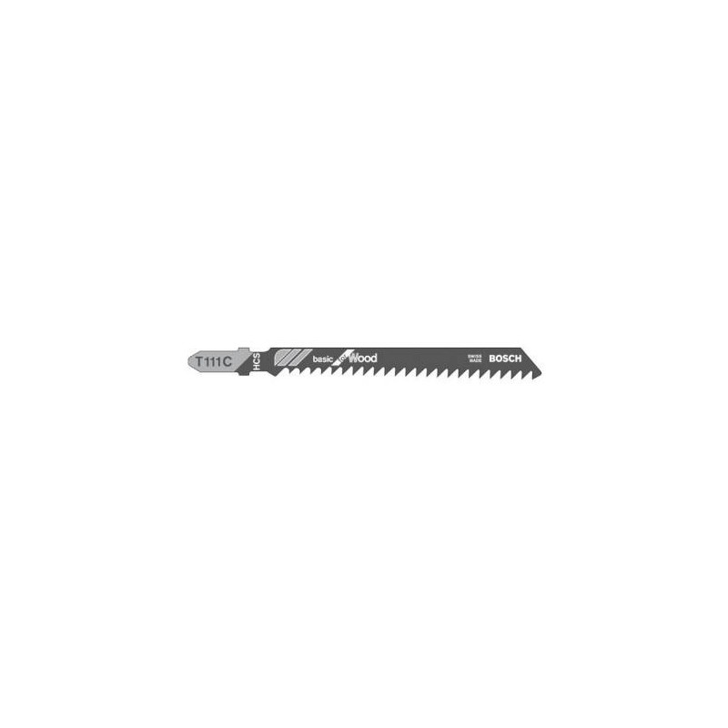 Sierra Calar Bosch HCS Basic T111 C Bois doux 4-50 mm 3 unités