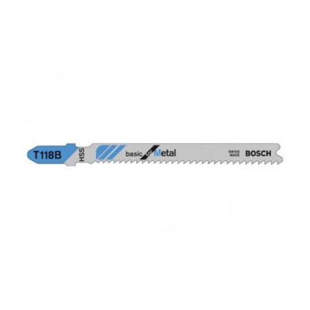 Bosch HSS Basic T118 B Sierra Sierra Semigrusas 3 unités