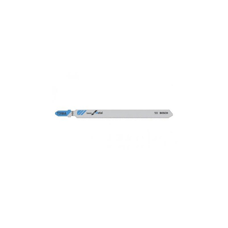 BOSCH HSS BASIC T318 A Calar Sierra pour métal 3 unités