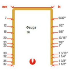 Finance Point Flack pour le clavador pneumatique SIMW5562 GA16 12-37 mm