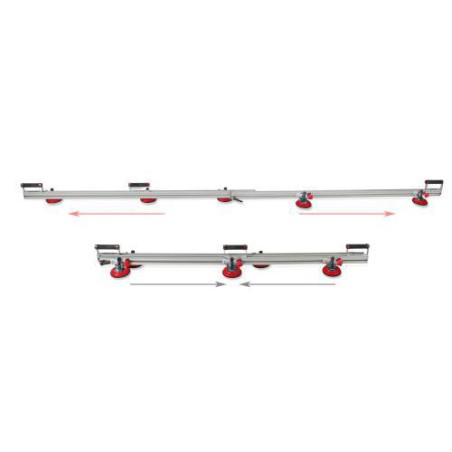 Système de transport de plaques de porcelaine Slim Easy Trans Rubí