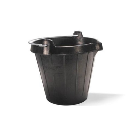 Seau en caoutchouc industriel avec Rubí Pico 10 litres