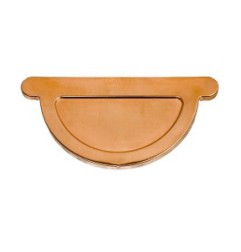 Couvre en pâte pour gouttière en cuivre ronde avec une lèvre