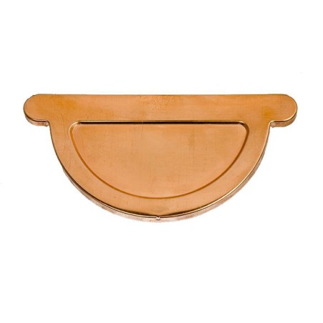 Couvre en pâte pour gouttière en cuivre ronde avec une lèvre