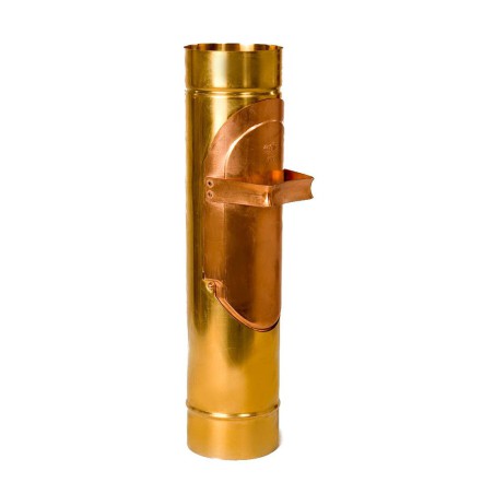Tube de vidange avec drain pour les canaux en cuivre