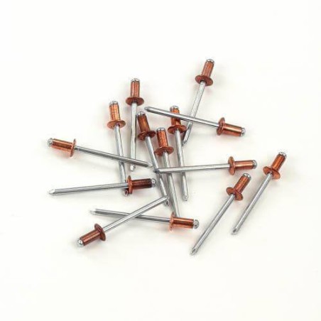 Rivets en cuivre pour l'installation de gouttières en cuivre 100 uni