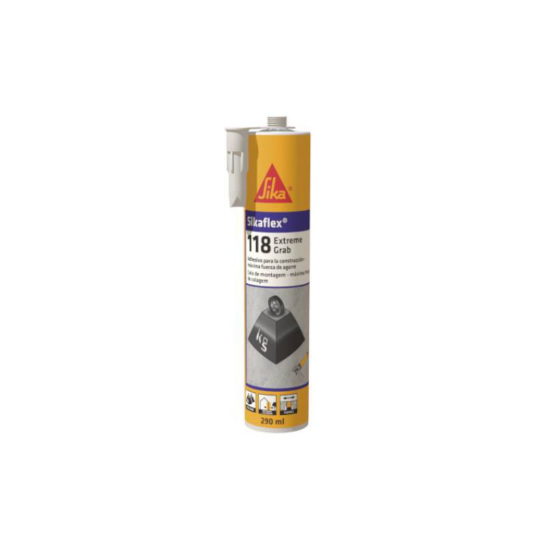 Sikaflex-118 Extreme Grab Blanco 290 ml de mastic adhésif
