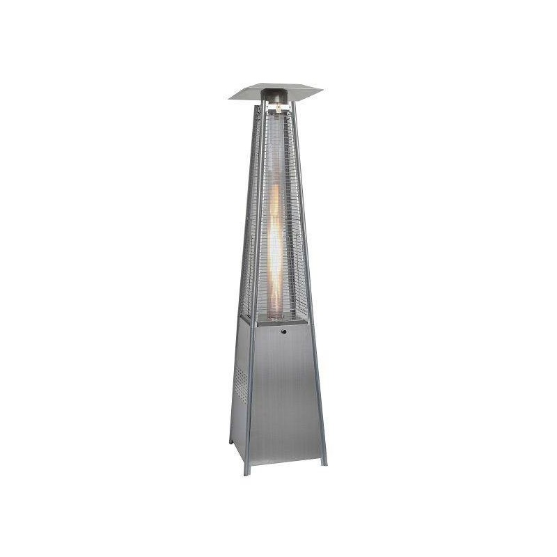 Poêle extérieur à gaz mais pyramide en acier inoxydable etba0011 5-13 kW