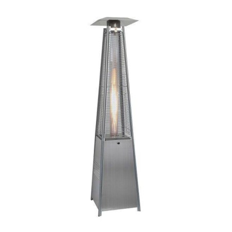 Poêle extérieur à gaz mais pyramide en acier inoxydable etba0011 5-13 kW