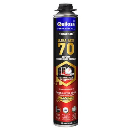 Mousse polyuréthable pistolelable quilosa orbafoam ultrafast 70 870 ml