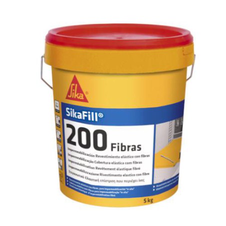 Peinture d'étanchéité pour recouverte de fibre de sikafill 200 carreaux de couleur