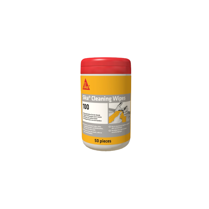 Wipes de nettoyage Sika-100 blanc