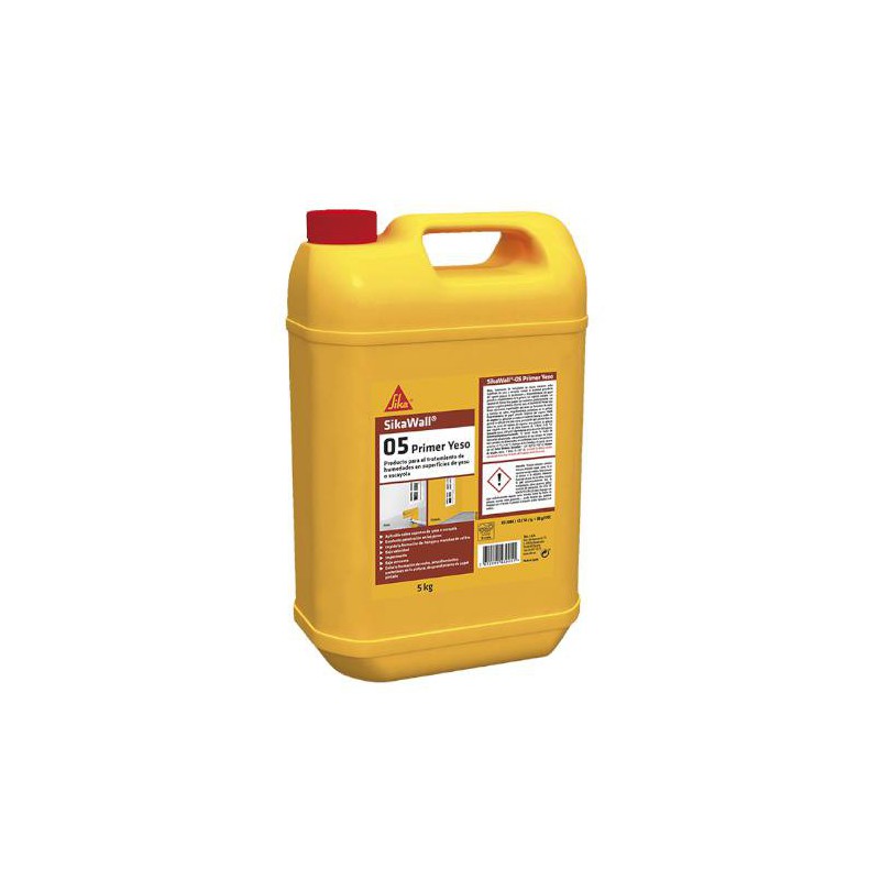 Sikawall-05 en résine acrylique première 5 kg en plâtre blanc