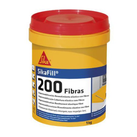 Peinture d'étanchéité pour fibre sikafill 200 couleur noir