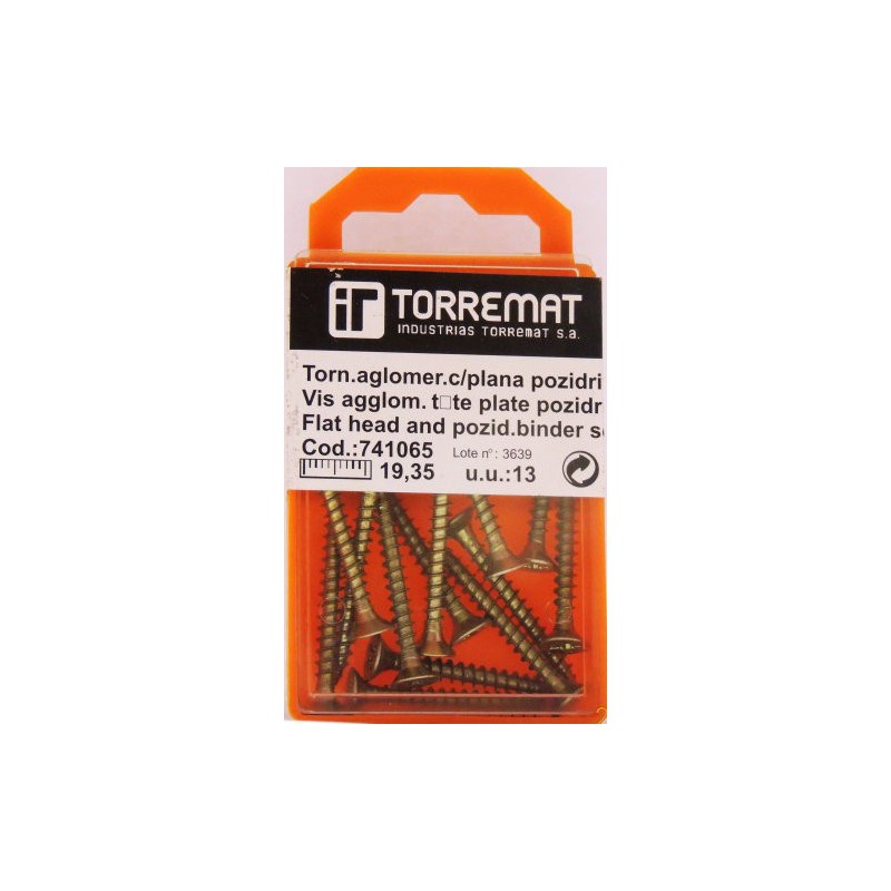 Pozidriv Flat -biker Wood Arosses en blister