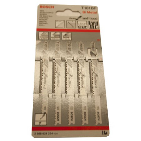 Bosch t101bf bimétal sierra sierra 5 unités