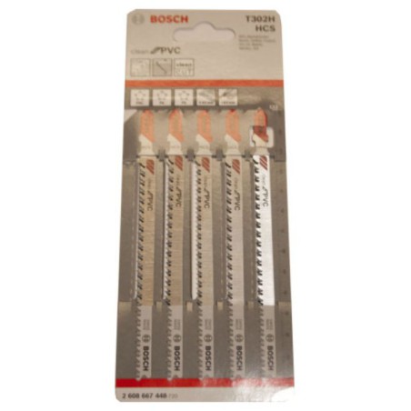 Sierra Sierra Bosch PVC T302H 5 unités
