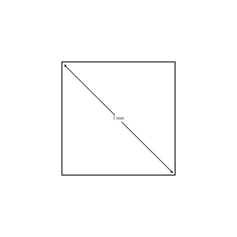 Diamètre du tube de barre de transmission de 28 mm, axe de 7 mm de diamètre, carré