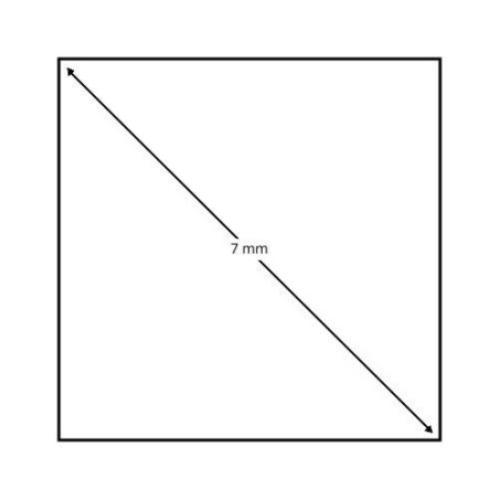 Diamètre du tube de barre de transmission de 28 mm, axe de 7 mm de diamètre, carré