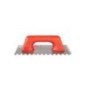 Peigne en acier rubis de 28 mm avec poignée en plastique fermé