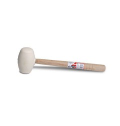Mace en caoutchouc blanc rubis