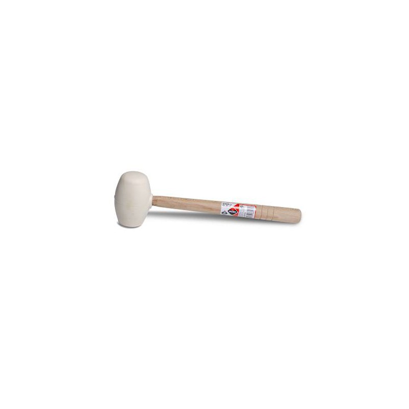 Mace en caoutchouc blanc rubis