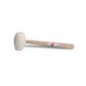 Mace en caoutchouc blanc rubis